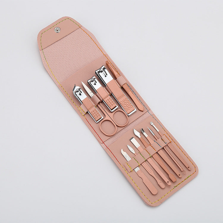 Ensemble d'outils pour les ongles imprimables avec ciseaux et coupe-ongles pliables