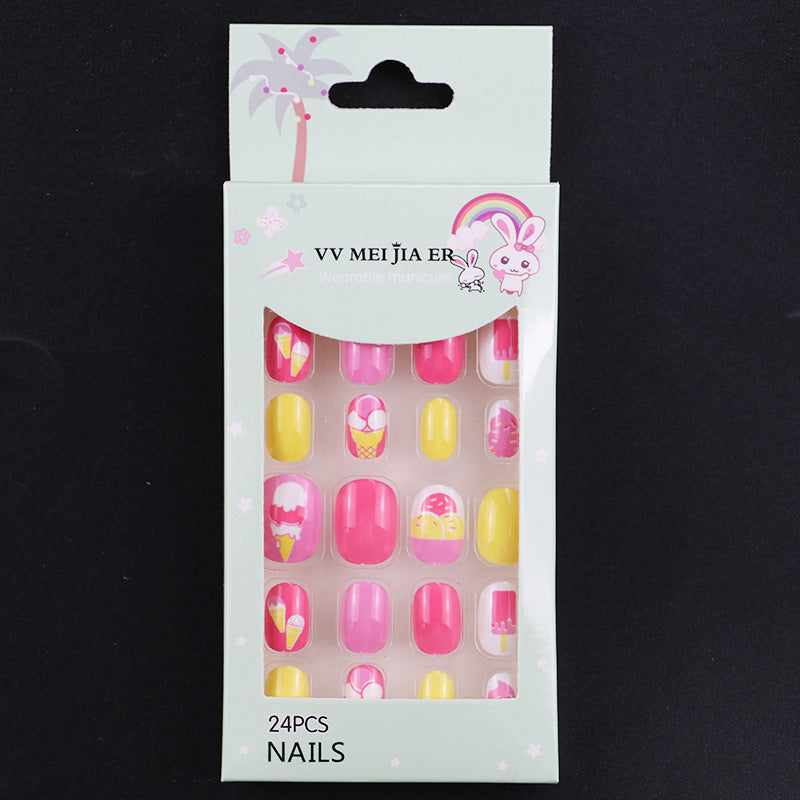 Faux ongles pour enfants en boîte Wear Armor Nail Art