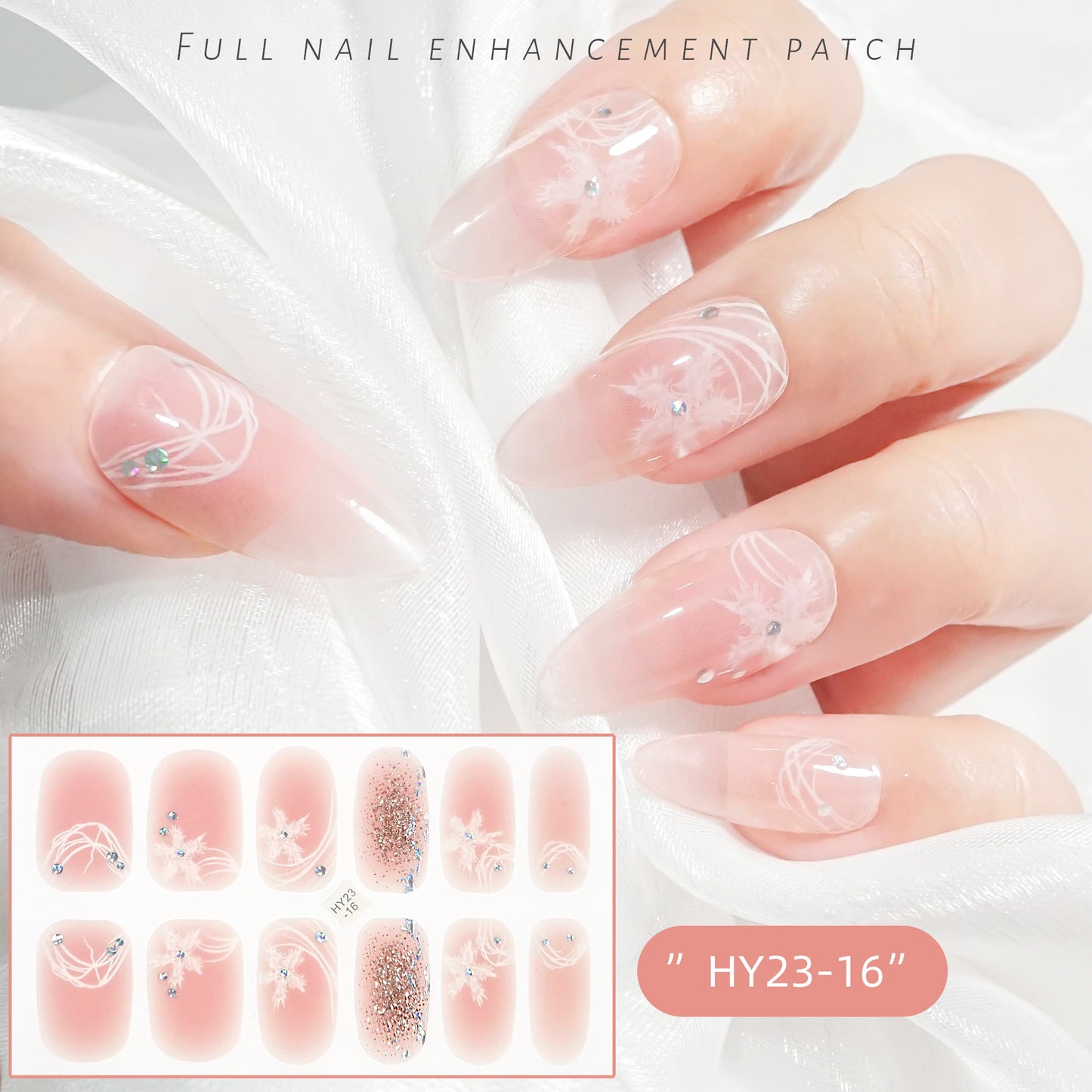 Applique Paper Waterproof Flower Love Gel Nail Stickers