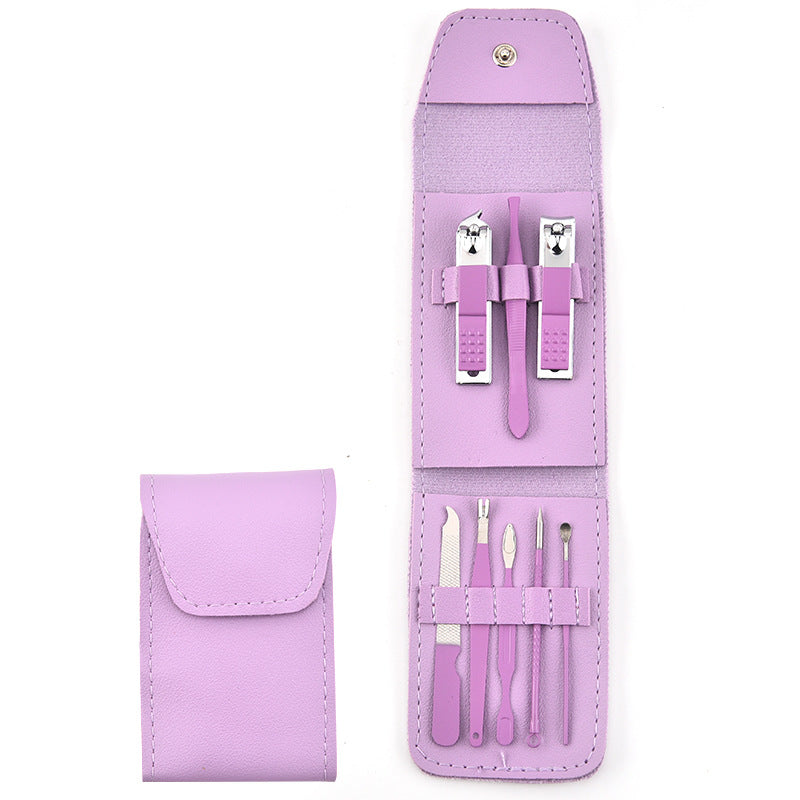 Trousse de manucure pliable pour ciseaux, coupe-ongles, ensemble d'outils pour ongles