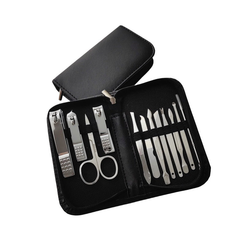 Outils de manucure super rentables Pince à bec courbé Ensemble d'outils pour ongles cure-oreilles