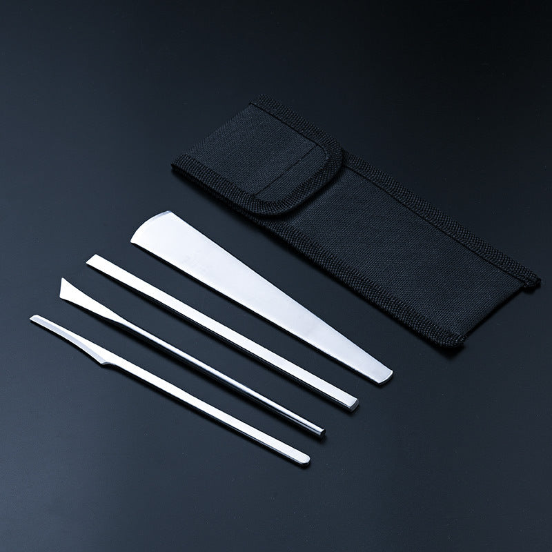 Professional Mirror Light Knife Dead Skin Nail Tool Set