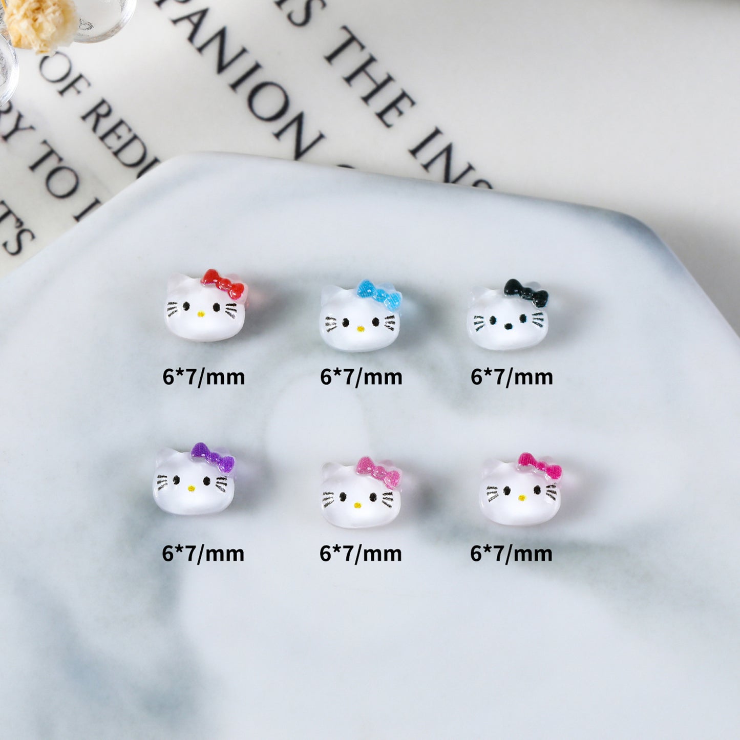 Ornament Cute Cartoon Mini Super Small Nail Care Nail Art