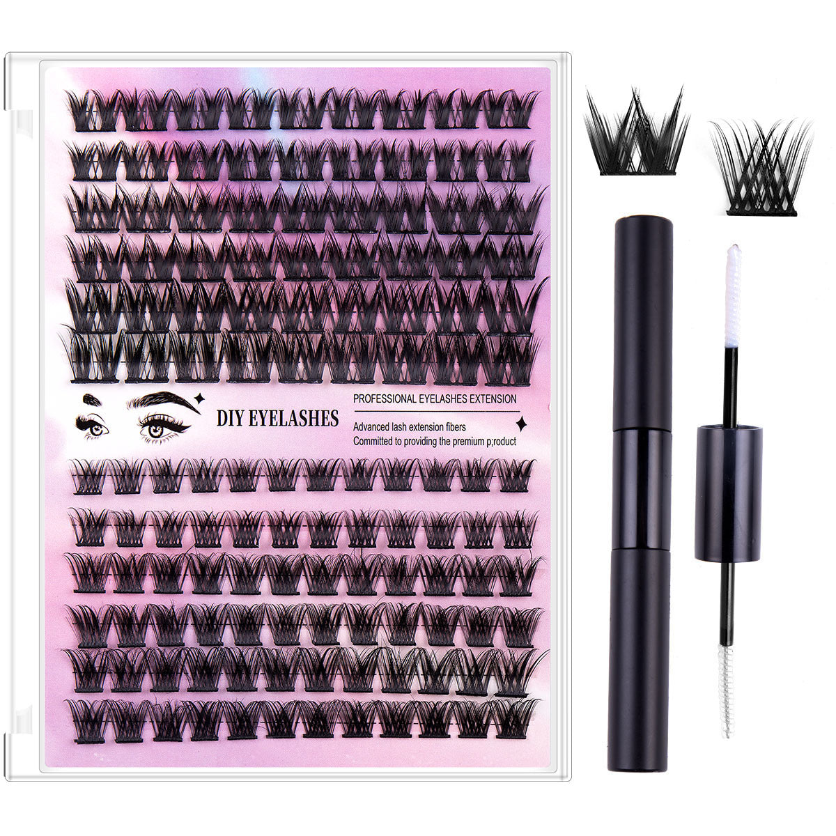 Eyelash Sets Of Boxes Natural Thick Volume Individual False Lashes