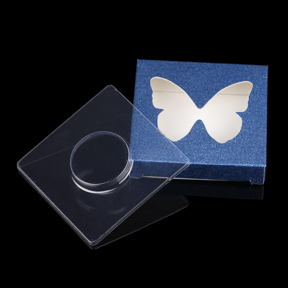 Hollow Eyelash Box Color Square Packaging Makeup Accessories