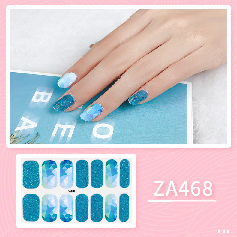 Oil Film Manicure Implement Long Lasting Waterproof Nail Stickers