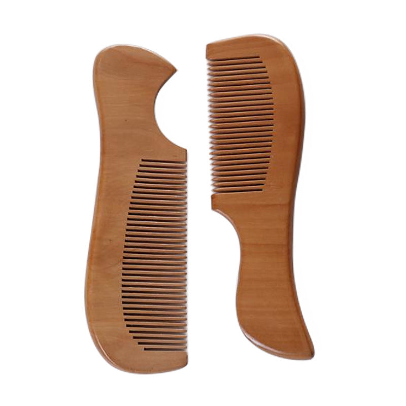 Mahogany Mini Small Semicircle Thickened Massage Hair Brushes & Combs