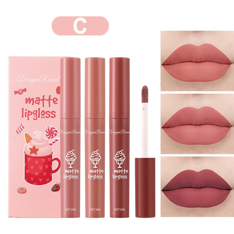 Coffrets de crème glacée Veet Matte Gloss Gloss pour femmes