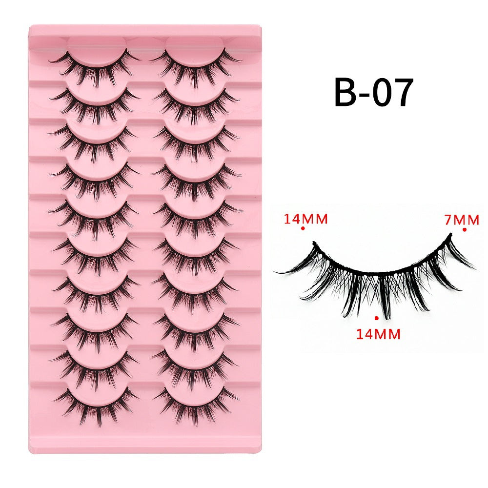 Of Little Devil Eyelashes Natural Hard False Lashes