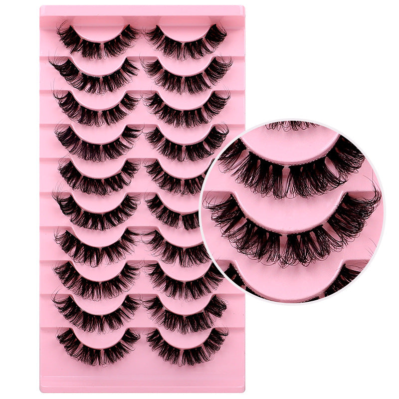 Russian Volume Split Eyelashes Thick Curl False Lashes