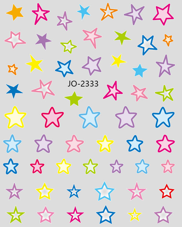 Flash Five-pointed Star For Wear Macaron Nail Stickers