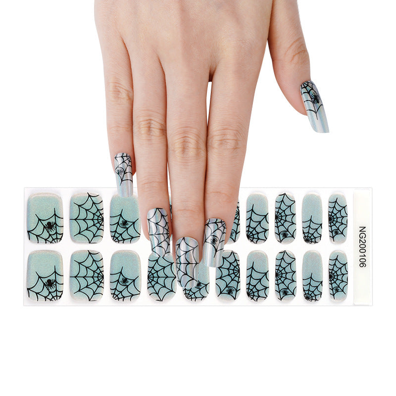 Gel Finger Therapy Light Uv Half Nail Stickers