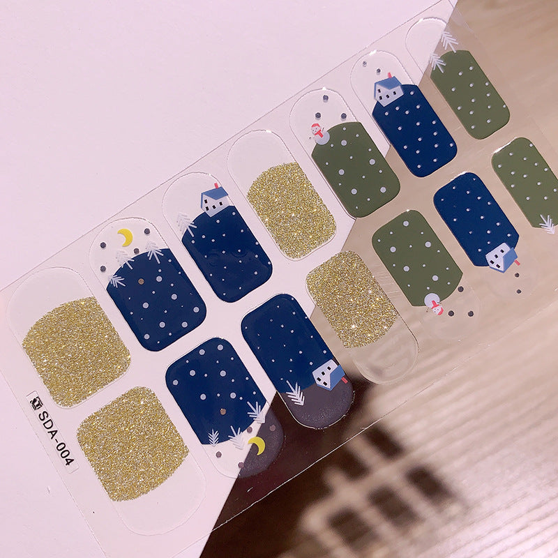 Style Beauty Full Small Cute Tree Nail Stickers