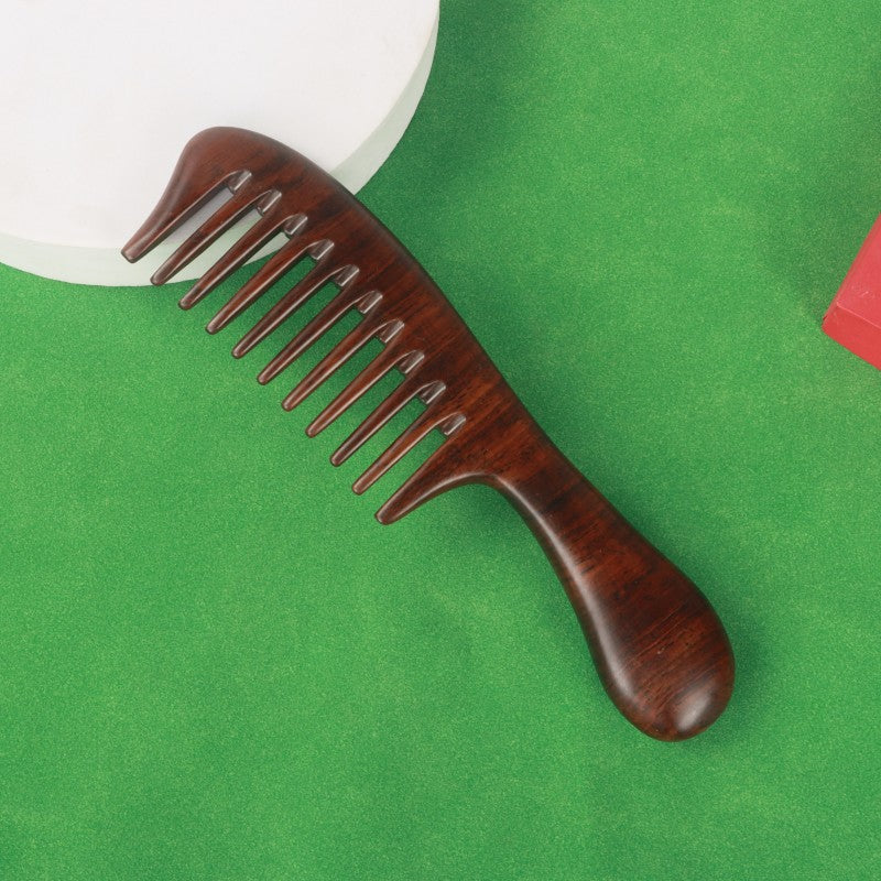 Brosse à cheveux en ébène cm pour modelage de coiffure, manche en boule, brosses et peignes pour cheveux fins