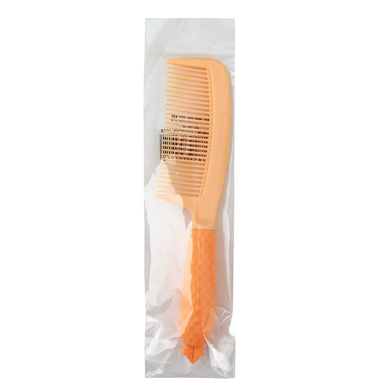 Massage Curly Hairdressing Cute Cartoon Maple Leaf Hair Brushes & Combs