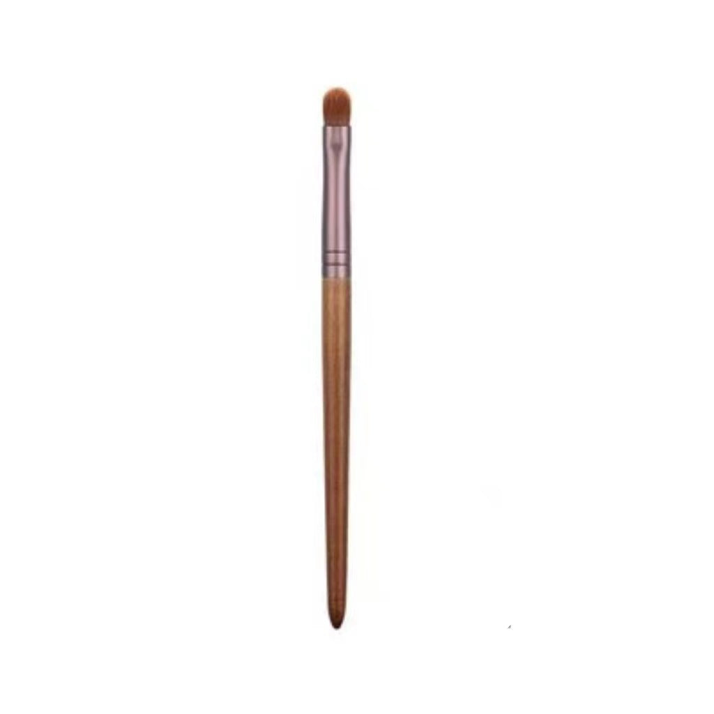 Log Beech Handle Animal Brush Wool Powder Blush Makeup Brushes Accessories