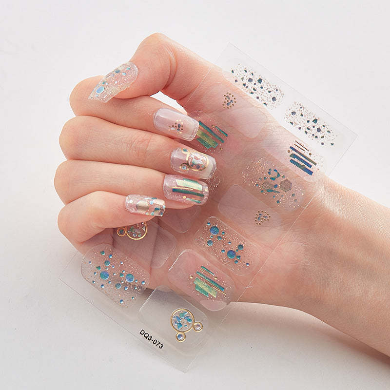 Source Technology Laser Gilding Full Priority Nail Stickers