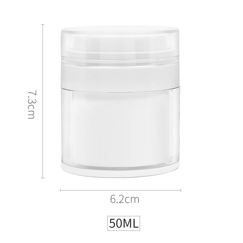 Bouteille de stockage de crème sous vide foncée Accessoires de maquillage pour huile faciale