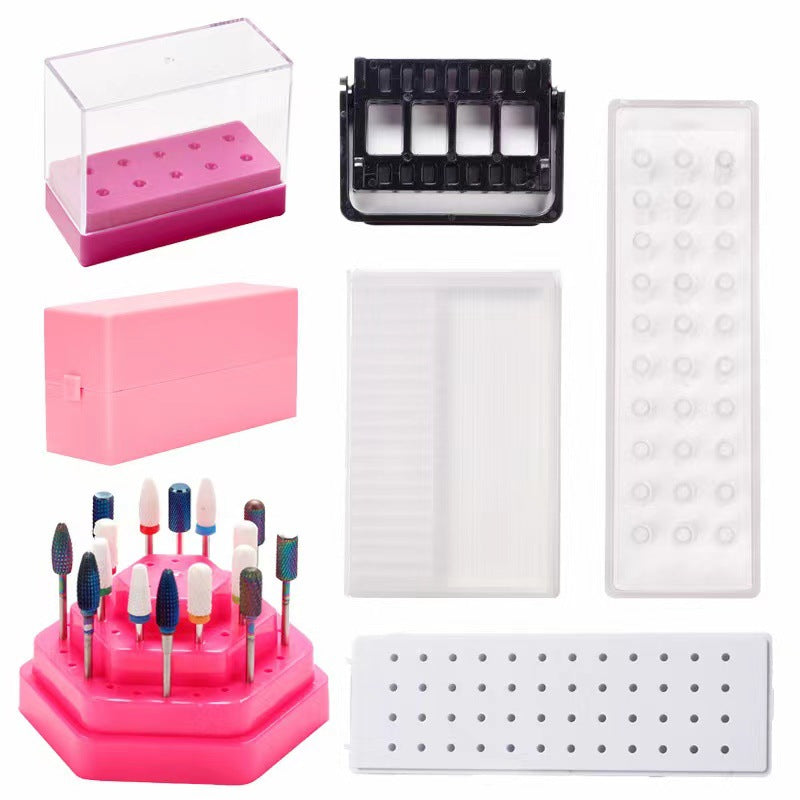 Head Storage Box Cleaning Dust Display Nail Tool Set