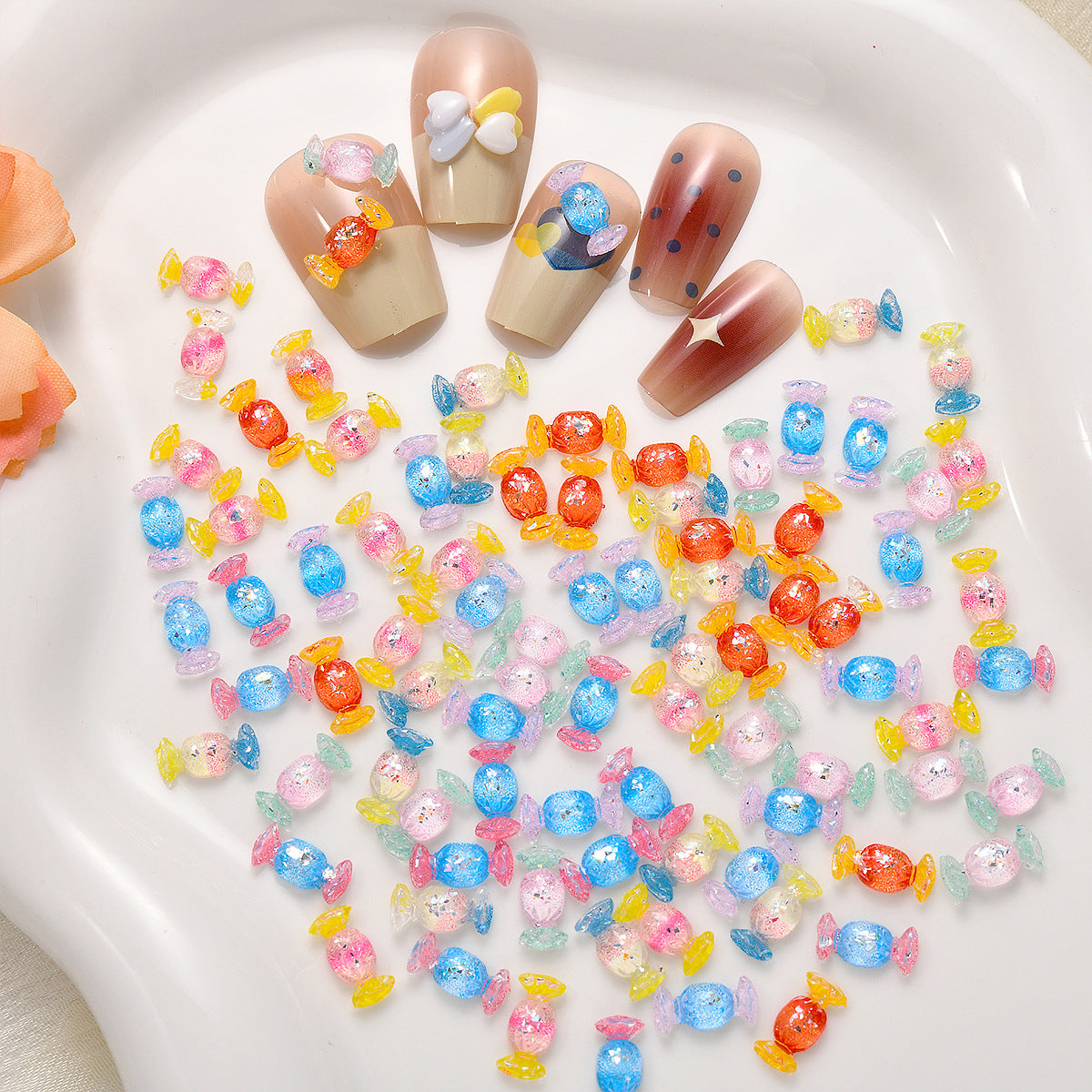 Children's Mini Fun Dessert Barrettes Phone Case Nail Care Nail Art