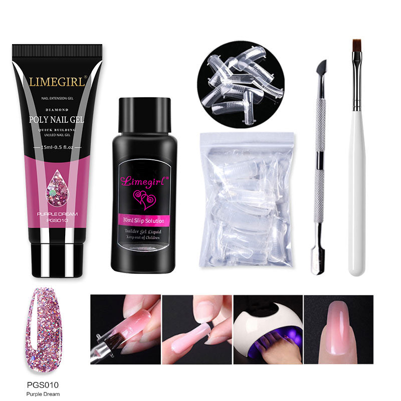 Of Beauty Crystal Extended Glue Suit Nail Tool Set