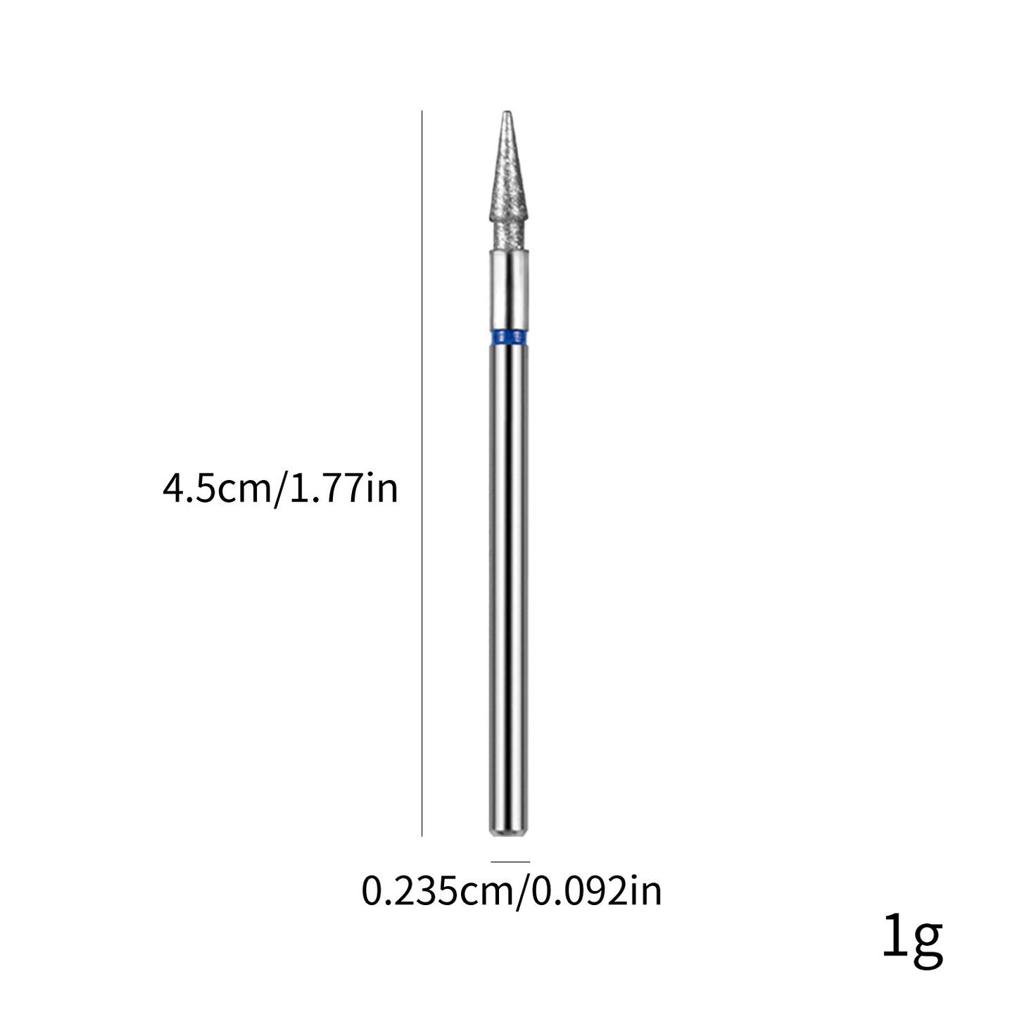 Ensemble d'outils pour ongles en diamant exfoliant russe avec tête de meulage en carbure de silicium