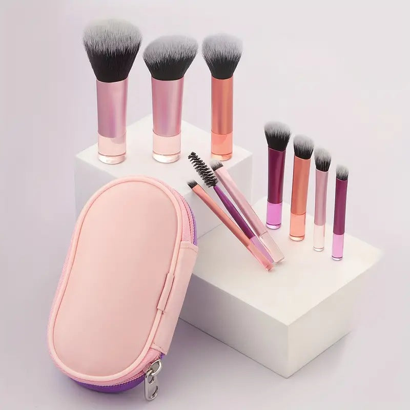 Long Tube Brush Blush Shadow Short Makeup Brushes Accessories