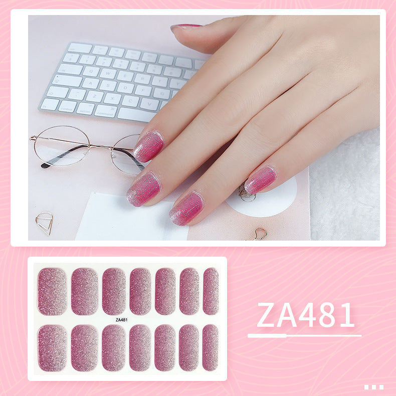 Oil Film Manicure Implement Long Lasting Waterproof Nail Stickers