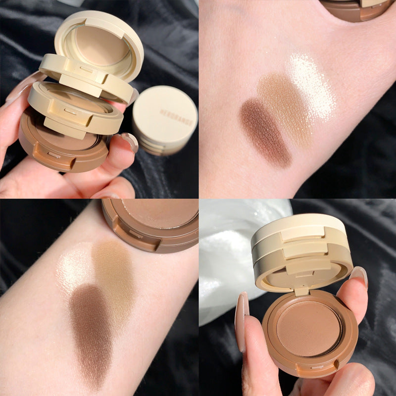 Three-color Shadow Plate Sandwich Shimmer Matte Eyeshadow