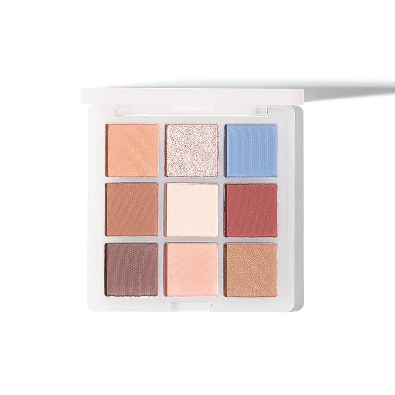 Fard à paupières mat réparateur et surligneur Nine Colors Shadow Plate Blush