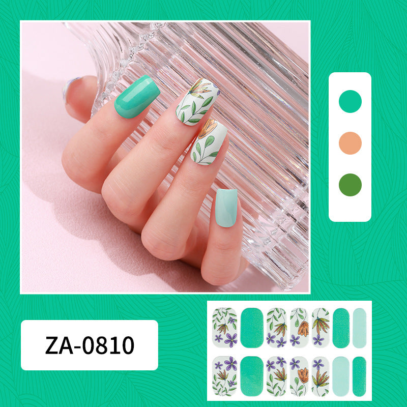 Full Oil Film Hand Manicure Implement Nail Stickers