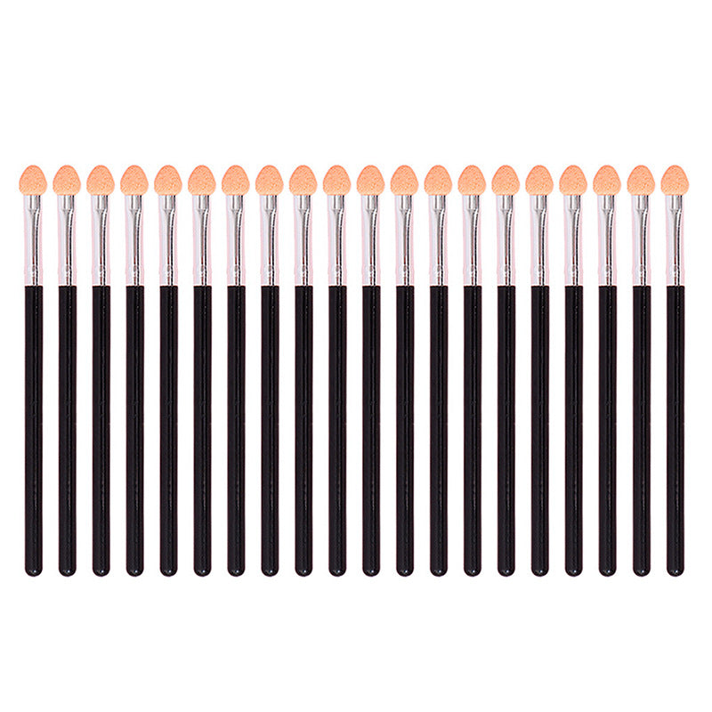 Single Sponge Shadow Brush Two-color Rubber Makeup Brushes Accessories