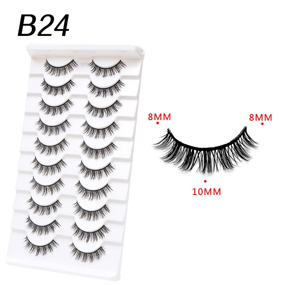 Of Little Devil Eyelashes Natural Hard False Lashes