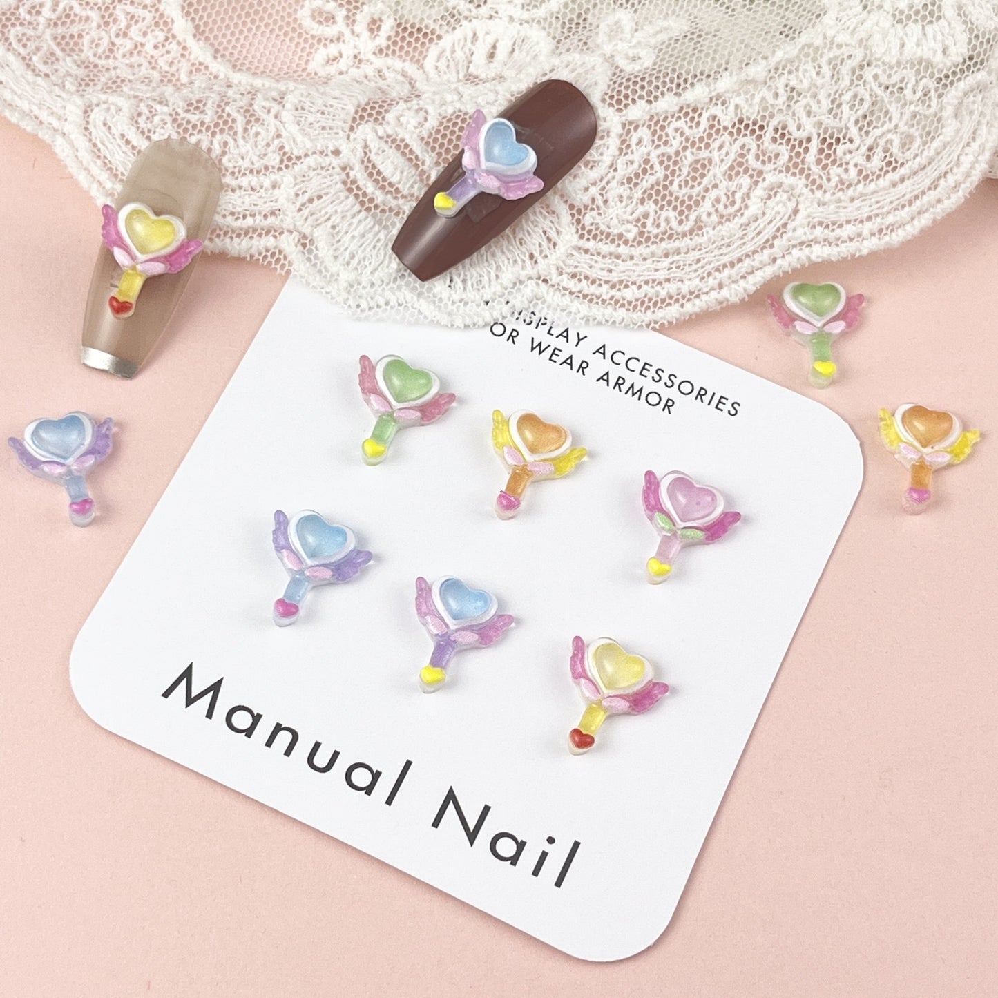 Baguette magique décorative lumineuse Sailor Moon Nail Care Nail Art