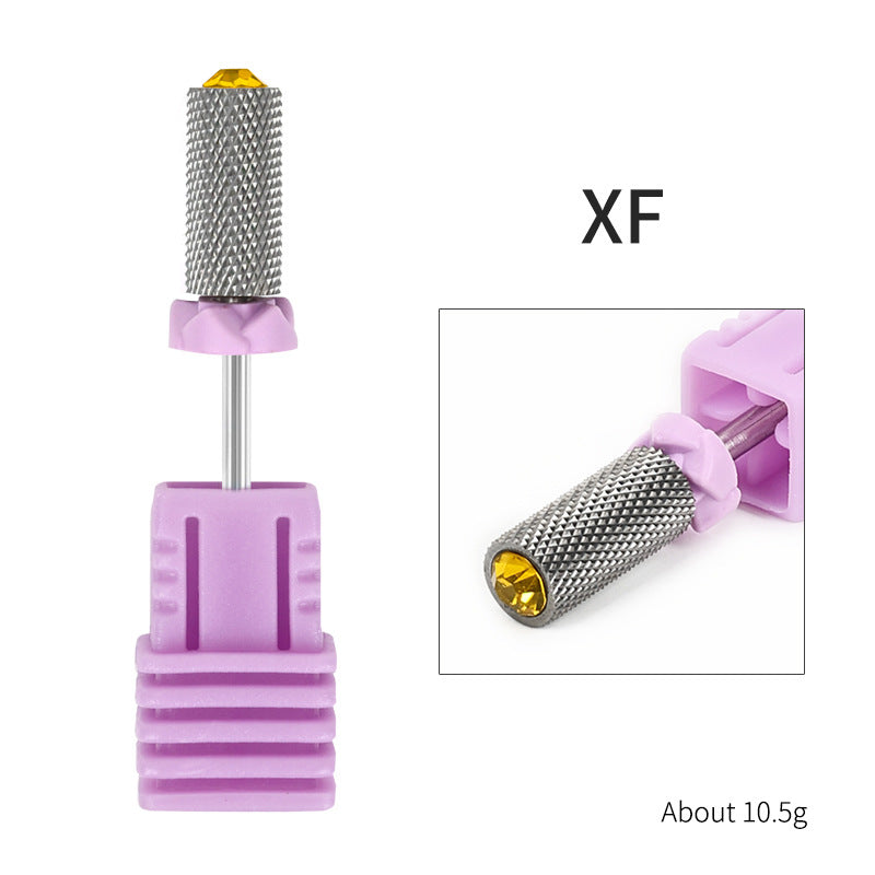 Ensemble d'outils de forage et de clouage en alliage pour machine à tête de meulage en acier