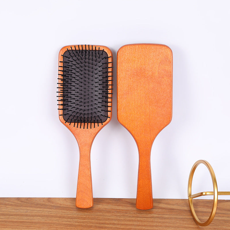 Brosses à cheveux et peignes de massage à coussin d'air en bois de grande taille