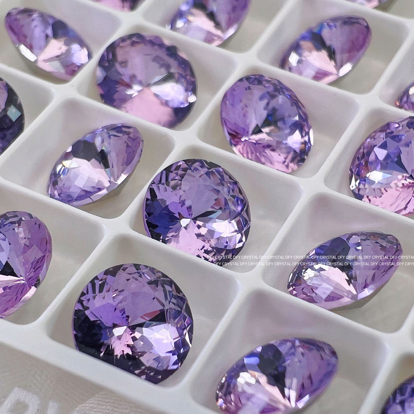 Round Bird's Nest Cutting Diamond Fat Square Silk Crystal Nail Art