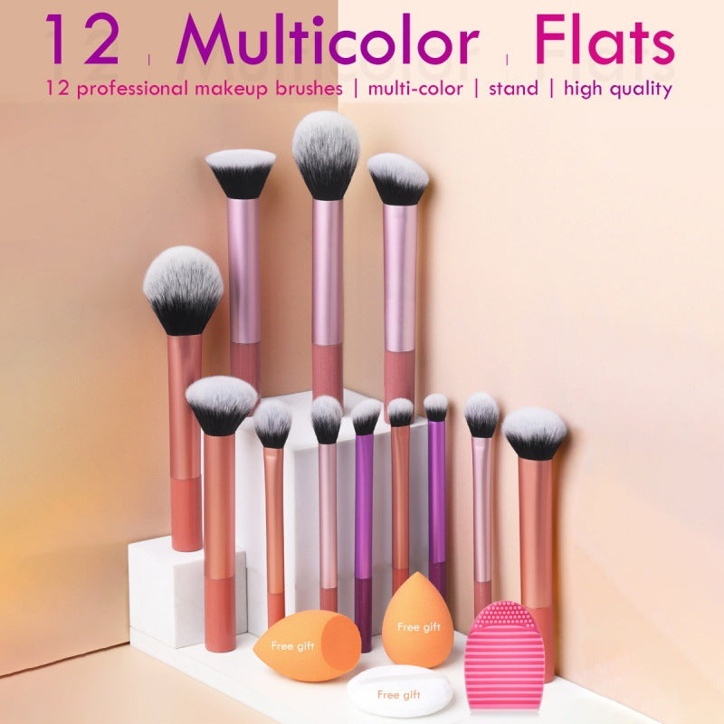 Long Tube Brush Blush Shadow Short Makeup Brushes Accessories