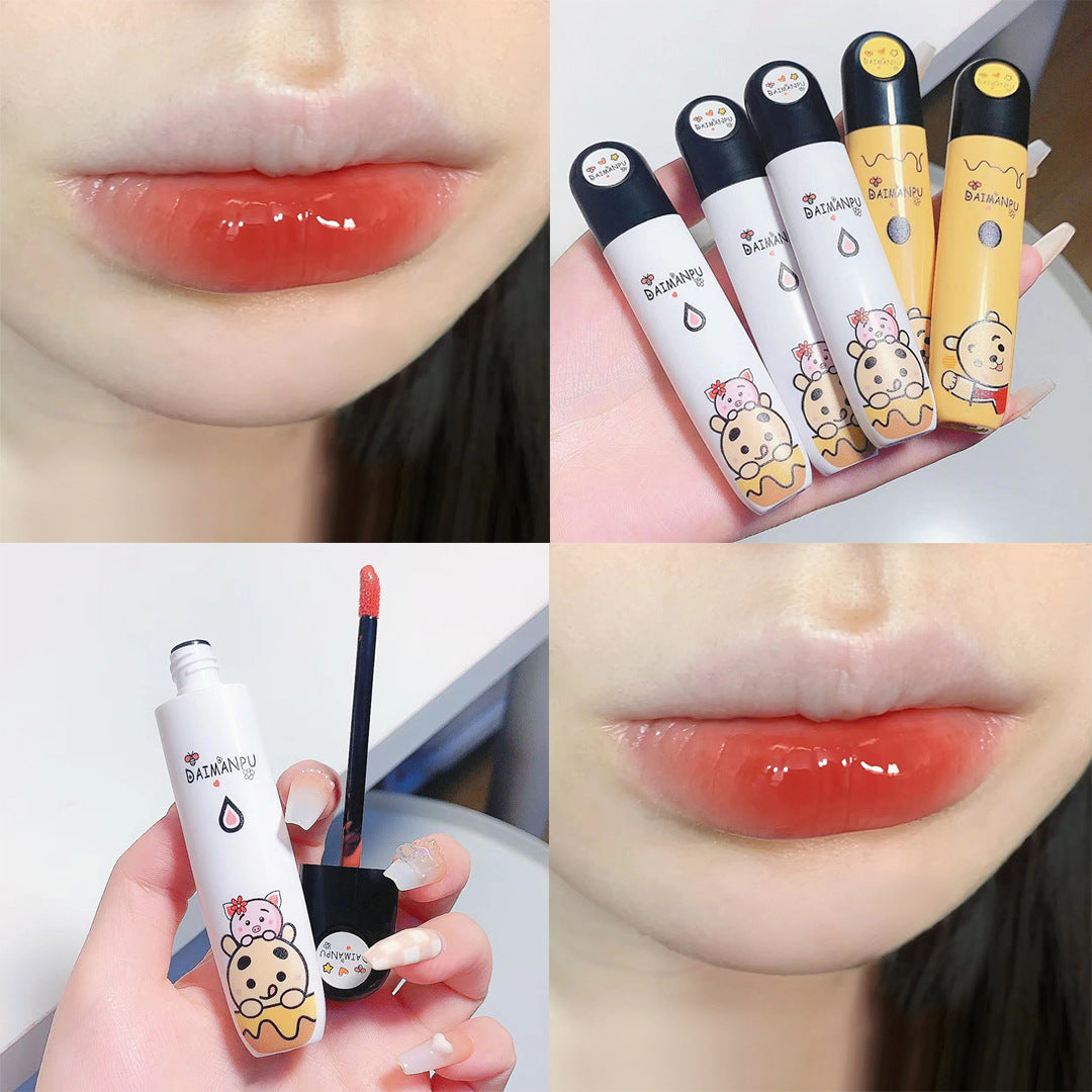 Trendy Cool Cute Pet Lacquer Water Light Lip Glosses