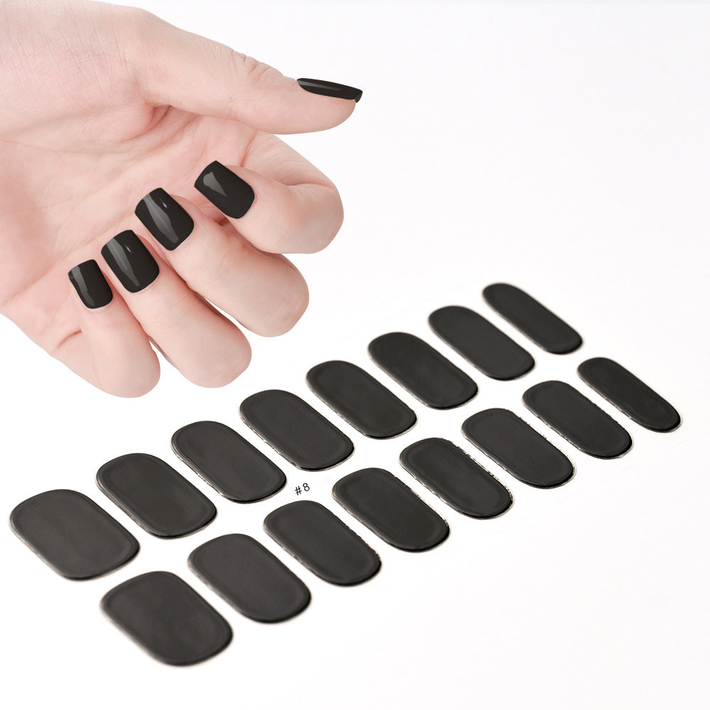 Gel Uv Beauty Full Paste Waterproof Nail Stickers