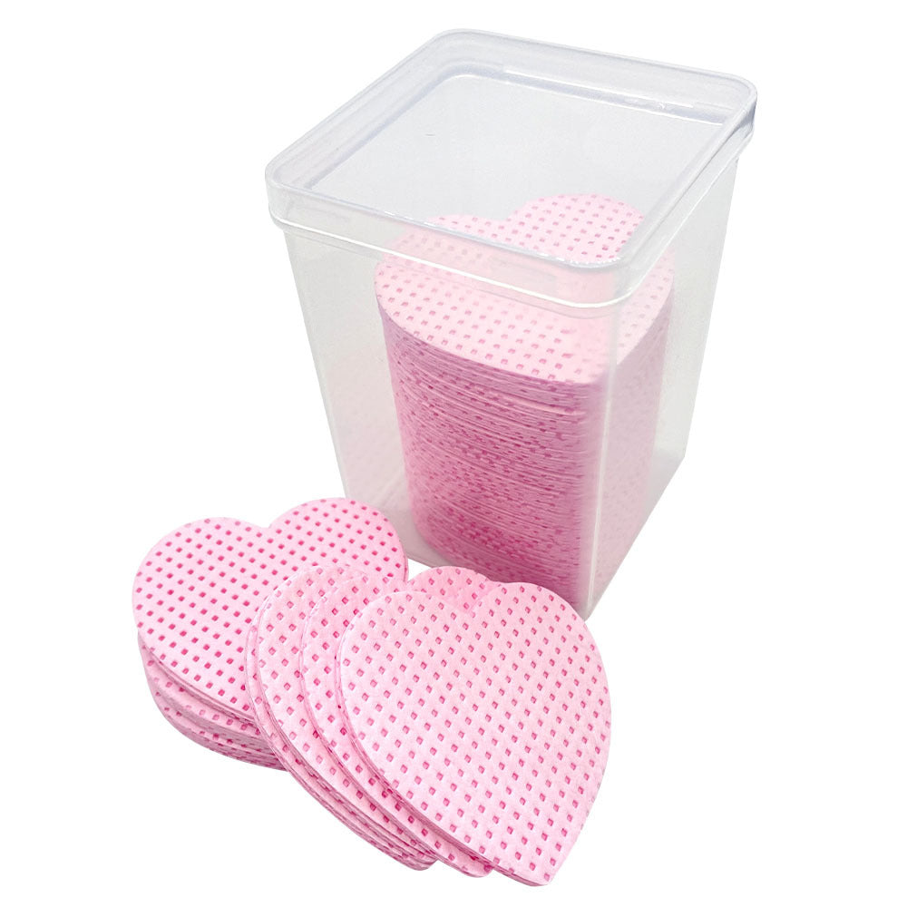 Lash Glue Heart-shaped Bottle Mouth Cleaning Cloths Makeup Accessories