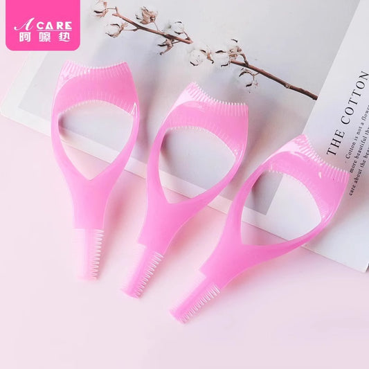 Mascara Baffle Brush Full Eyebrow Stencil Makeup Accessories