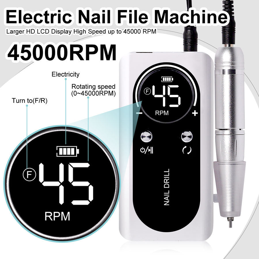 Polisher Professional Piercing Device Electric Remover Nail Polish