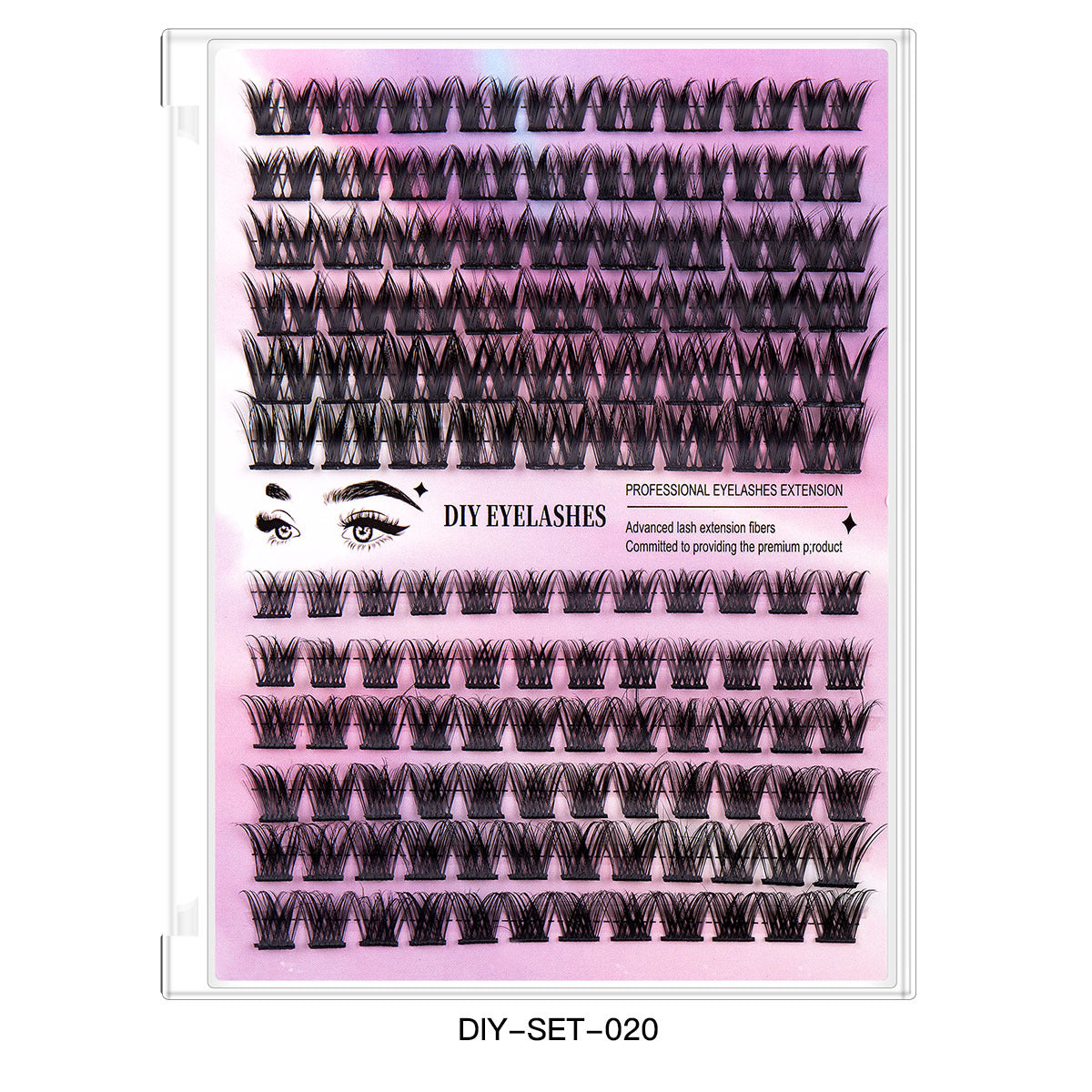 Eyelash Sets Of Boxes Natural Thick Volume Individual False Lashes