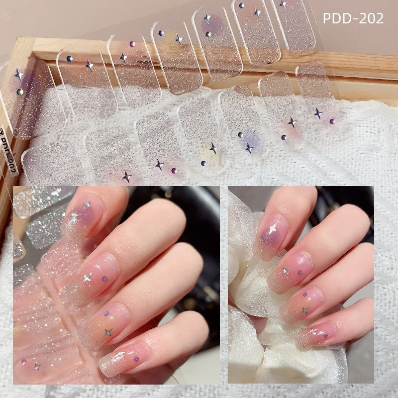 Love Waterproof Durable Applique Finished Patch Nail Art