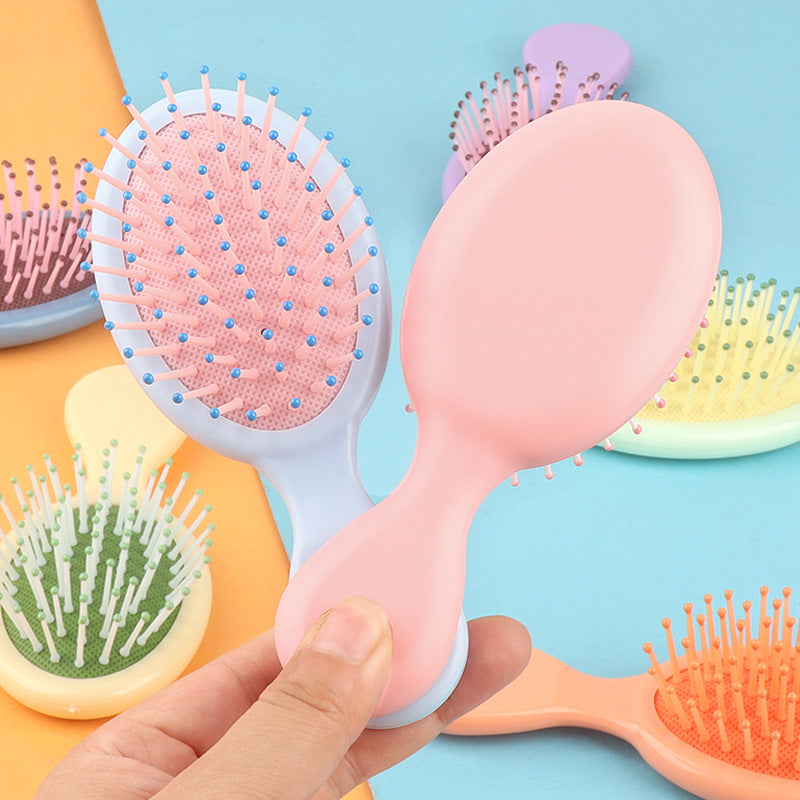 Macaron Color Air Cushion Small Portable Hair Brushes & Combs