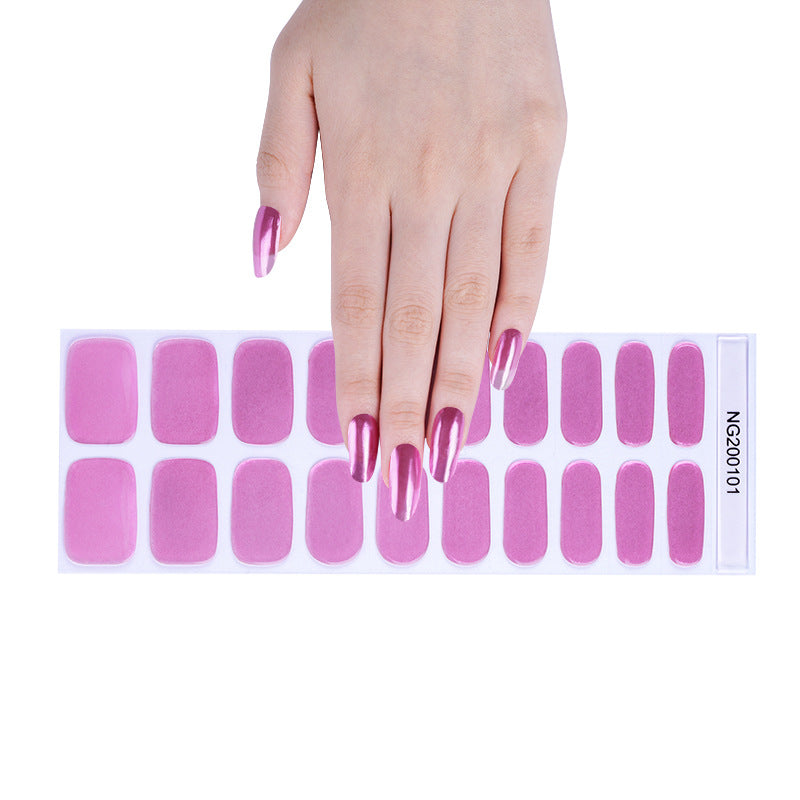 Gel Finger Therapy Light Uv Half Nail Stickers