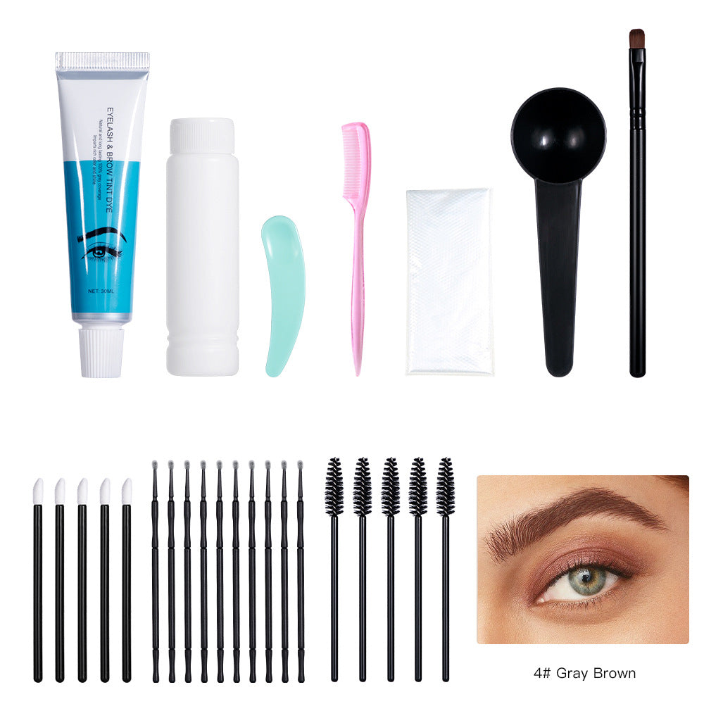 Crème pour sourcils, costume teint en marron et noir, accessoires de maquillage pour les yeux