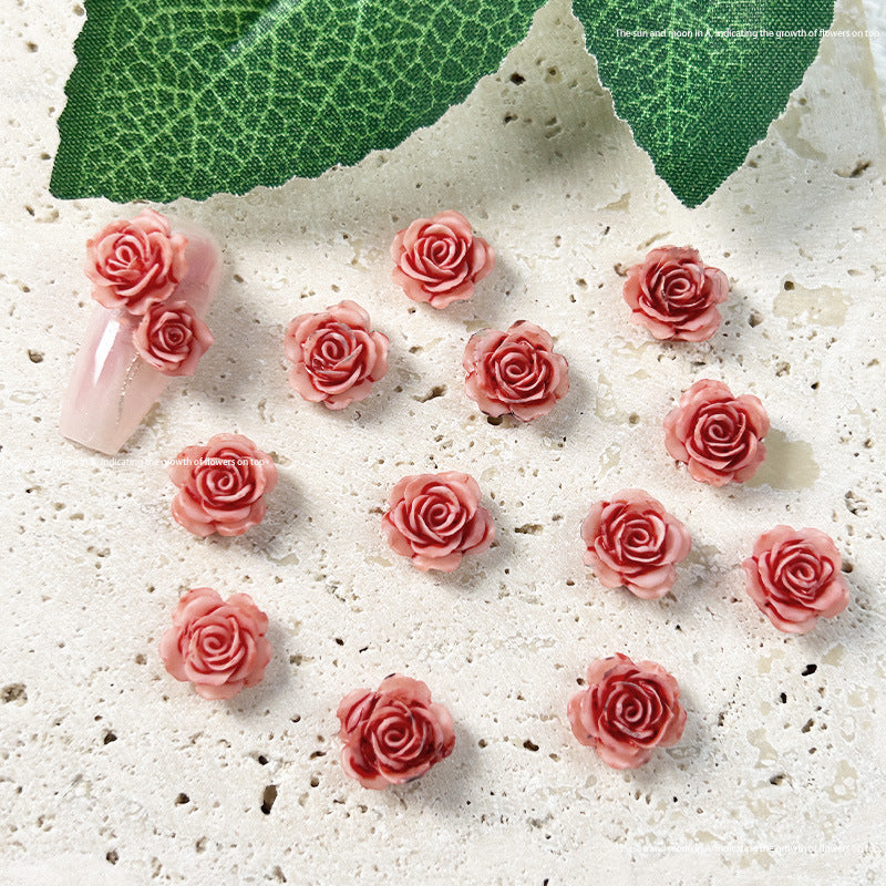 Ornament Material Package Rose Camellia Manicures Nail Care Nail Art