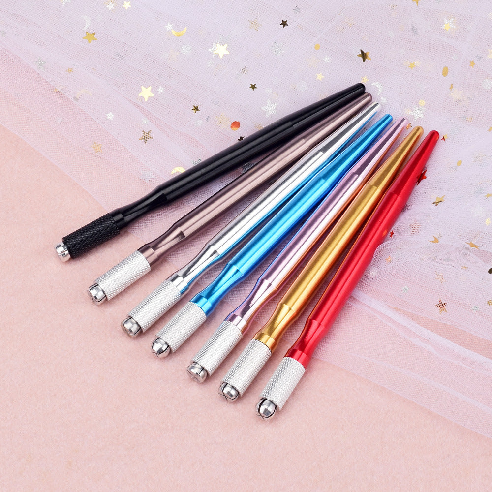 Stylo de broderie artisanal en alliage pour sourcils permanents, accessoires de maquillage, crème de rencontre croisée